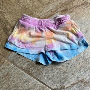 47seventy tie dye Love Always shorts in size 4 good/play condition